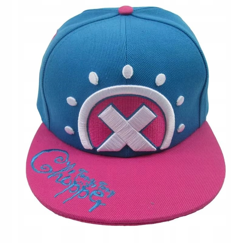 Baseball cap fullcap Anime one piece LUFFY pink black gift Brand no brand One Piece Tony Tony Chopper Cap – Blue & Pink