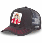One Piece Luffy Trucker Cap – Black Edition